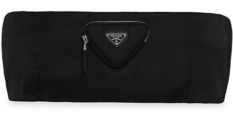 bandeau prada femme|Black Re.